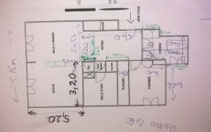 Plan appartement T2