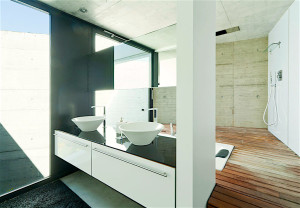 salle-bains industriel