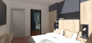 autre point de vue chambre parentale ambiance bois contemporaine