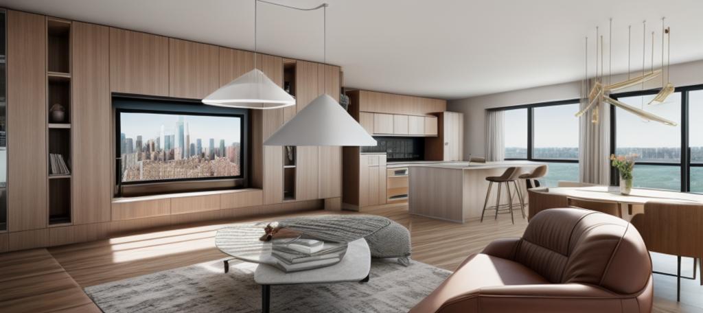 appartement vue sur New York